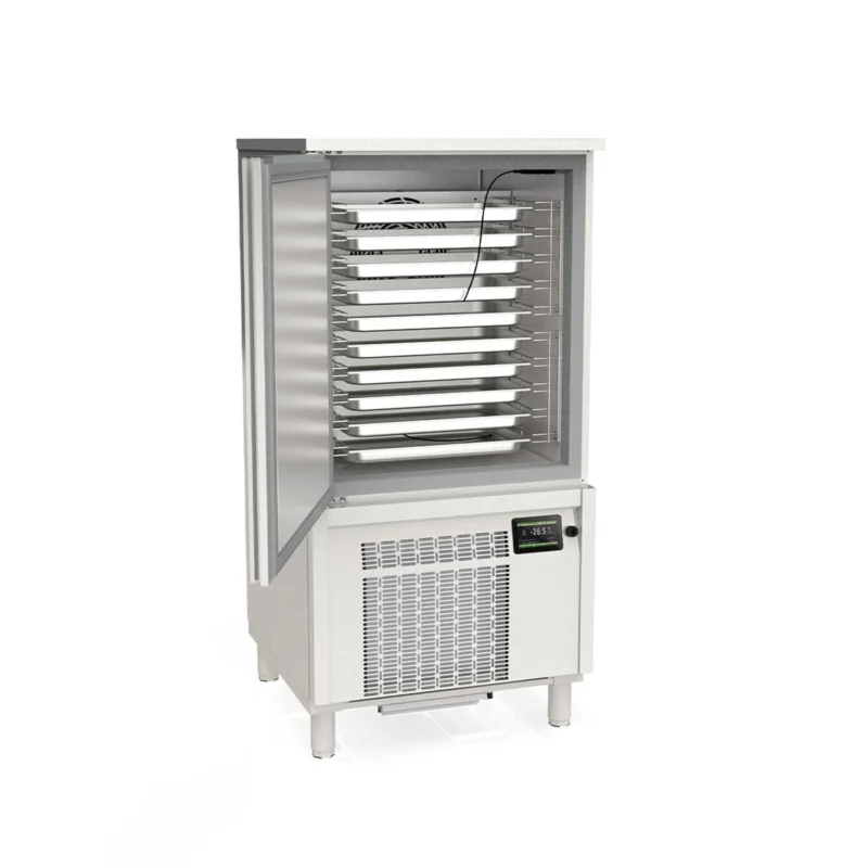 Super-Preis vaiotec TOPLINE Schockfroster 100, für 10x EN 60x40 oder 10x GN 1/1, BTH 800 x 800 x 1590 mm